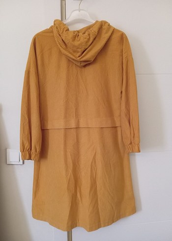 Düğmeli kadife Tunik - Görsel 3