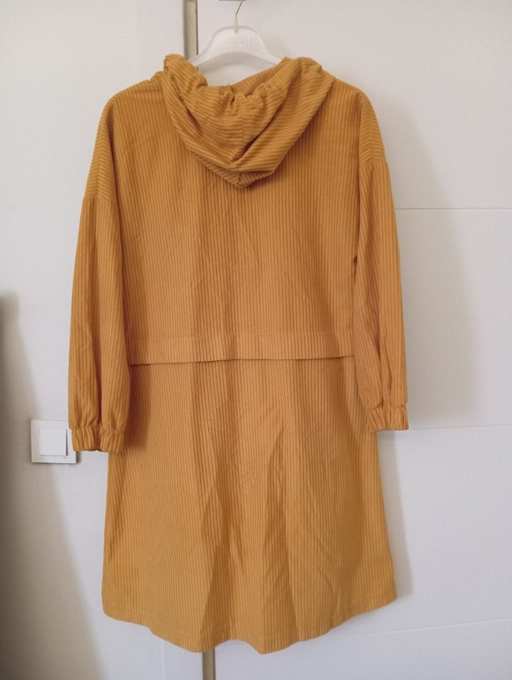 Düğmeli kadife Tunik - Görsel 3