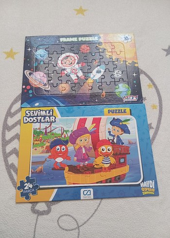 Sevimli Dostlar 24 Parça Renkli Çocuk Puzzle - Görsel 2