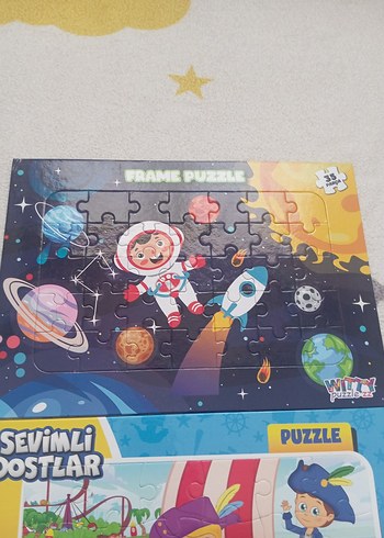 Sevimli Dostlar 24 Parça Renkli Çocuk Puzzle - Görsel 3