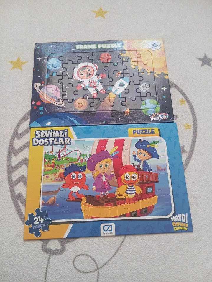 Sevimli Dostlar 24 Parça Renkli Çocuk Puzzle - Görsel 2