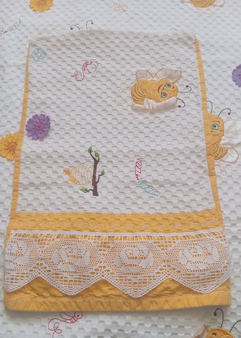 Sarı Nakışlı Renkli çocuk pikesi - Görsel 4