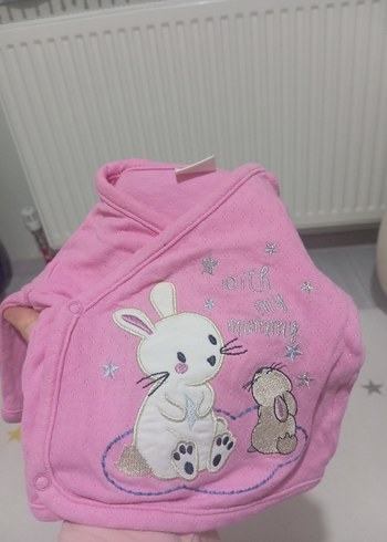 Pembe Nakışlı Örgü Bebek 5 li hastane çıkış - Görsel 5