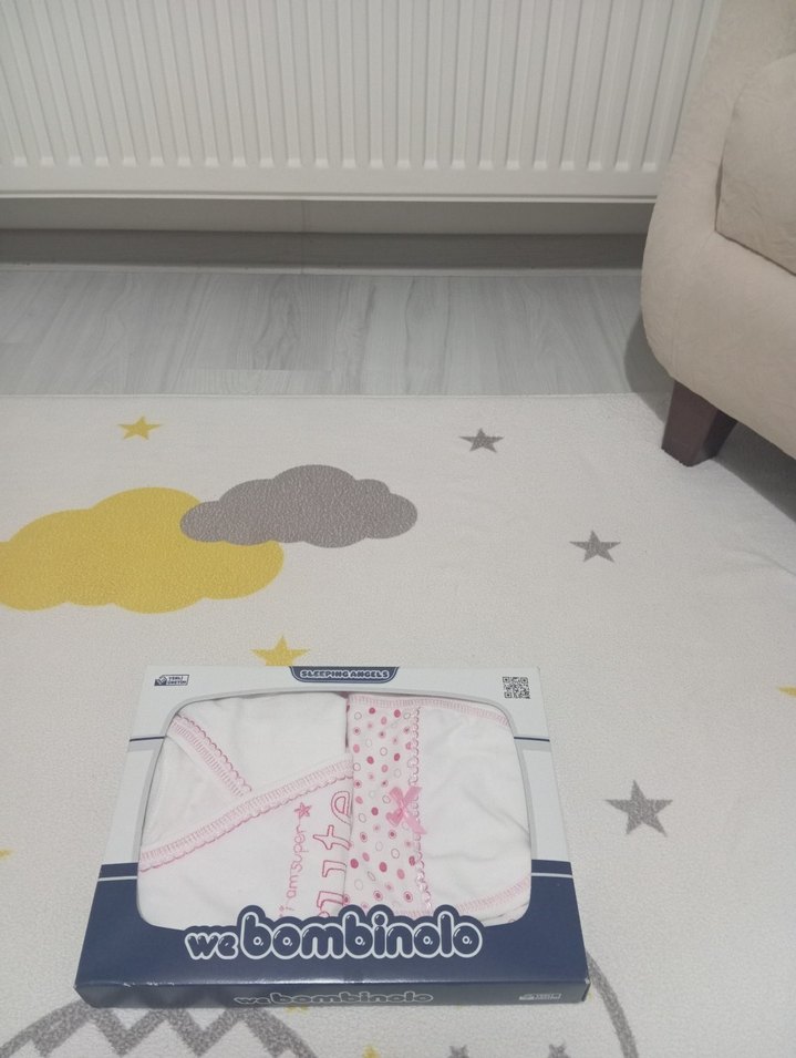 Beyaz Dantel Detaylı Bebek 5 li hastane çıkışı - Görsel 4