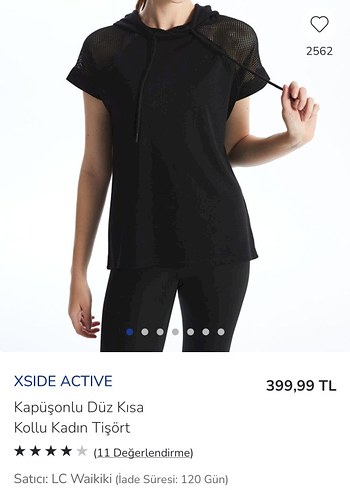 Lc Waikiki Kapüşonlu Kısa Kollu Kadın Tişört