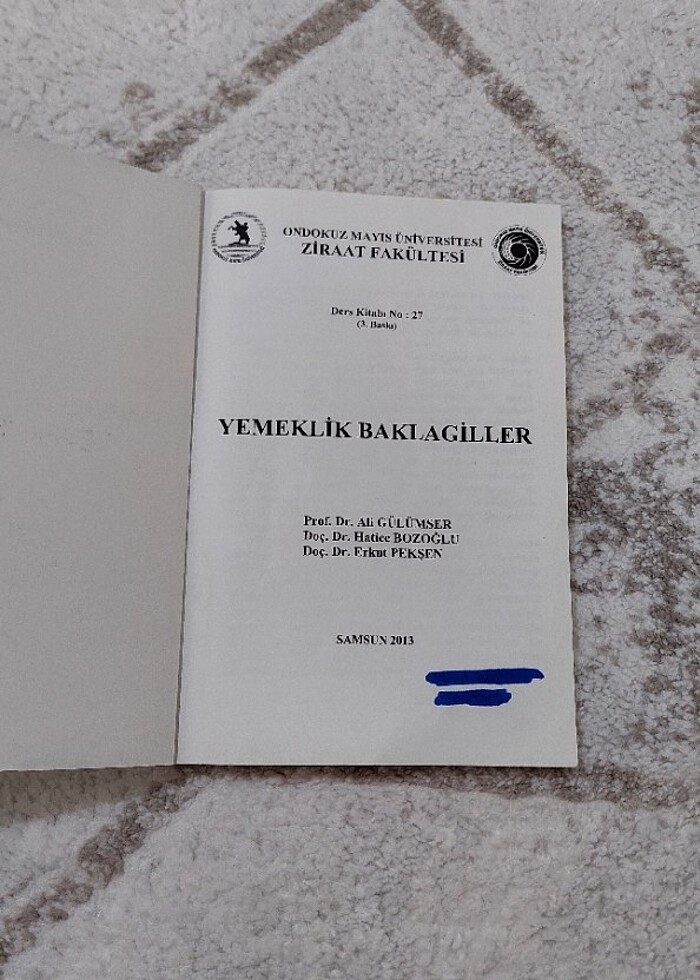 Ziraat Fakültesi Ders Kitabı  - Görsel 3