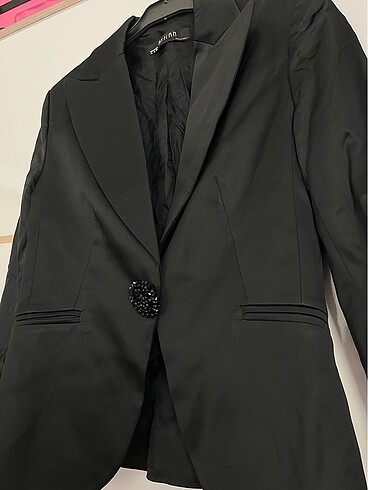 Diğer Saten blazer