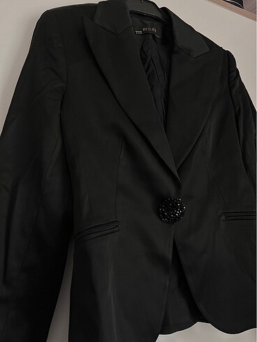 m Beden Saten blazer