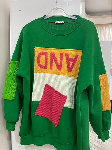 Pull and Bear yeşil sweat