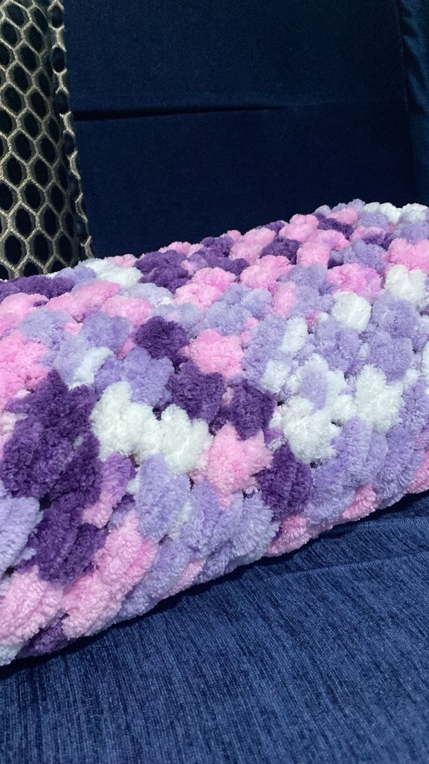 Çocuklar için Çok Renkli Örgü Battaniye bebek battaniyesi - Görsel 2