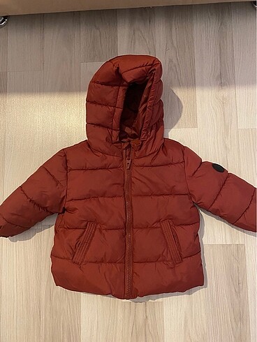 9-12 Ay Beden bordo Renk Mango erkek mont