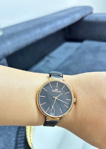 Beden siyah Renk BELMOND Siyah Minimalist Kadın Kol Saati