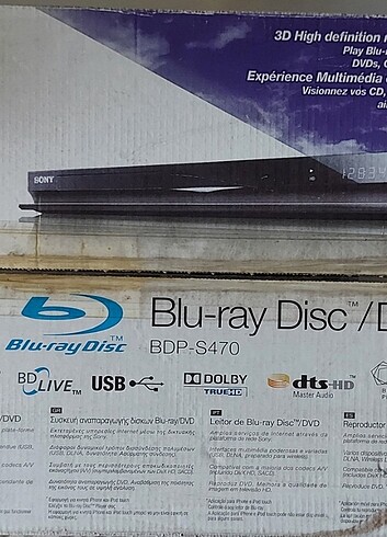 Sony BDP-S470 3d Blu-Ray Player