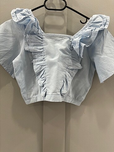 Kız çocuk crop bluz