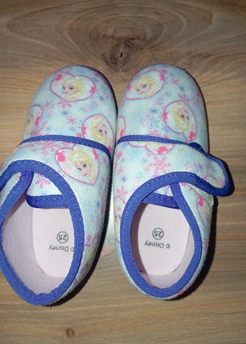 Kız Çocuk Mavi elsa ev ayakkabısı - Görsel 3