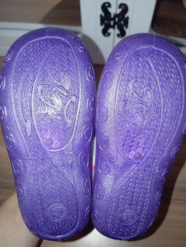 Kız Çocuk Mavi elsa ev ayakkabısı - Görsel 4