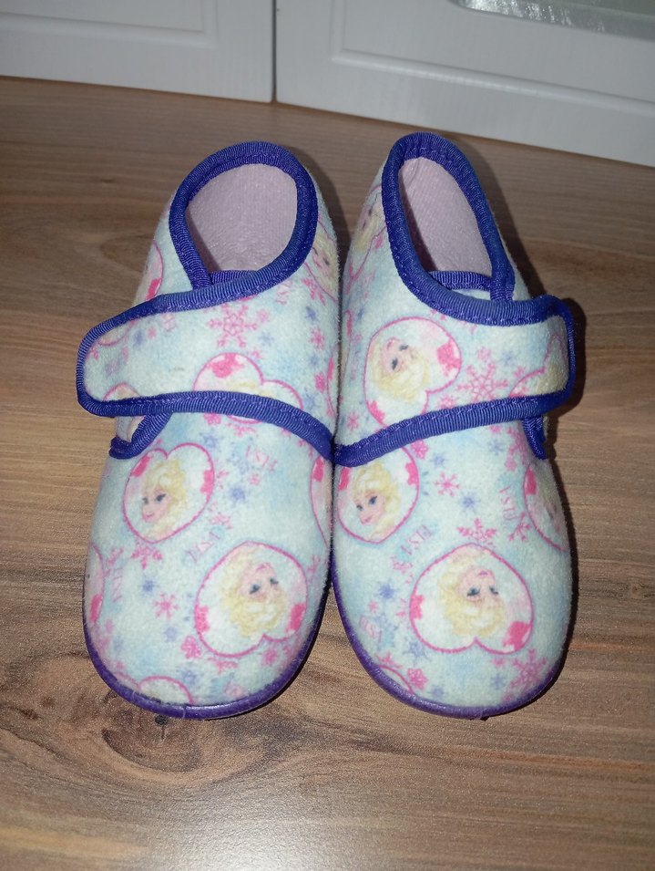 Kız Çocuk Mavi elsa ev ayakkabısı - Görsel 2