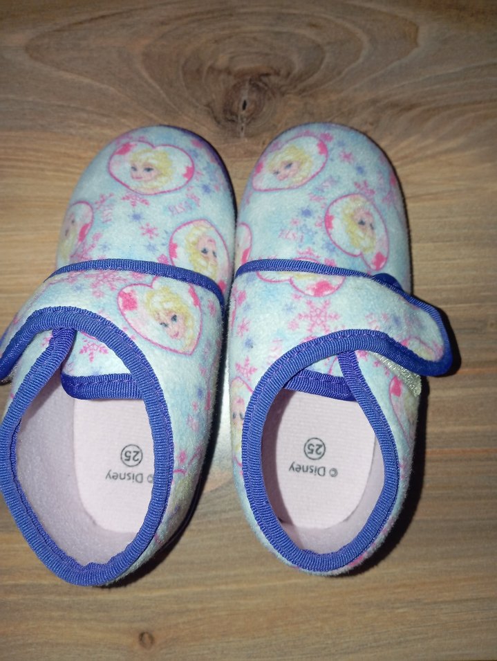 Kız Çocuk Mavi elsa ev ayakkabısı - Görsel 3