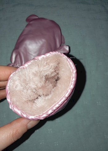 Kız Çocuk Pembe kar Eldiveni - Görsel 4