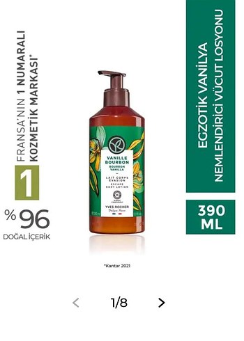 Yves Rocher Egzotik Vanilya Vücut Losyonu 390 ml