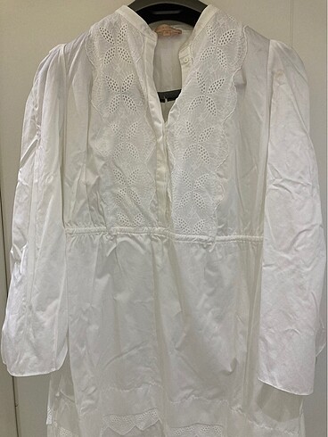 36 Beden MACHKA Beyaz Elbise