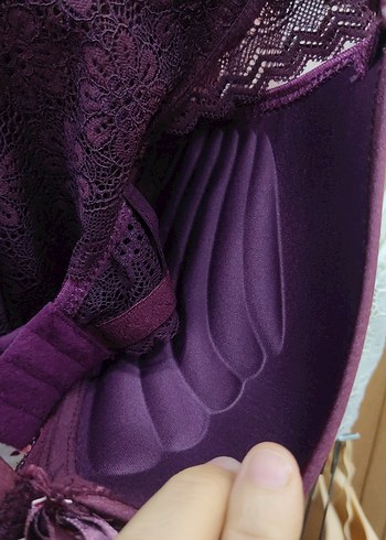 Bordo Bohem Mini Sütyen - Görsel 2