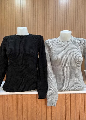 Kahverengi Kadın Kısa Triko Kazak - Görsel 3