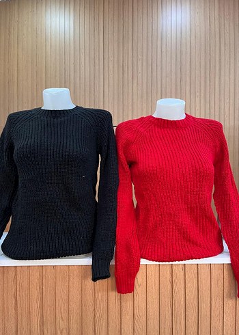 Kahverengi Kadın Kısa Triko Kazak - Görsel 2