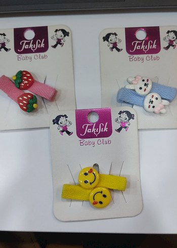 Renkli Elastik Bebek Saç Tokaları - Görsel 2