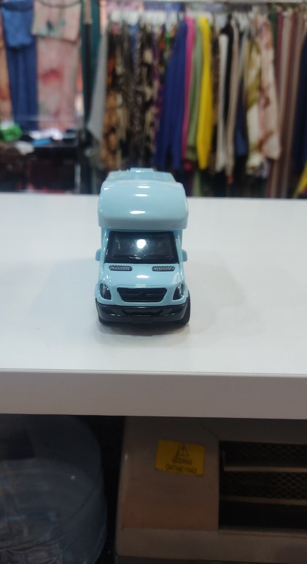 Mavi Oyuncak Karavan Araba - Görsel 2