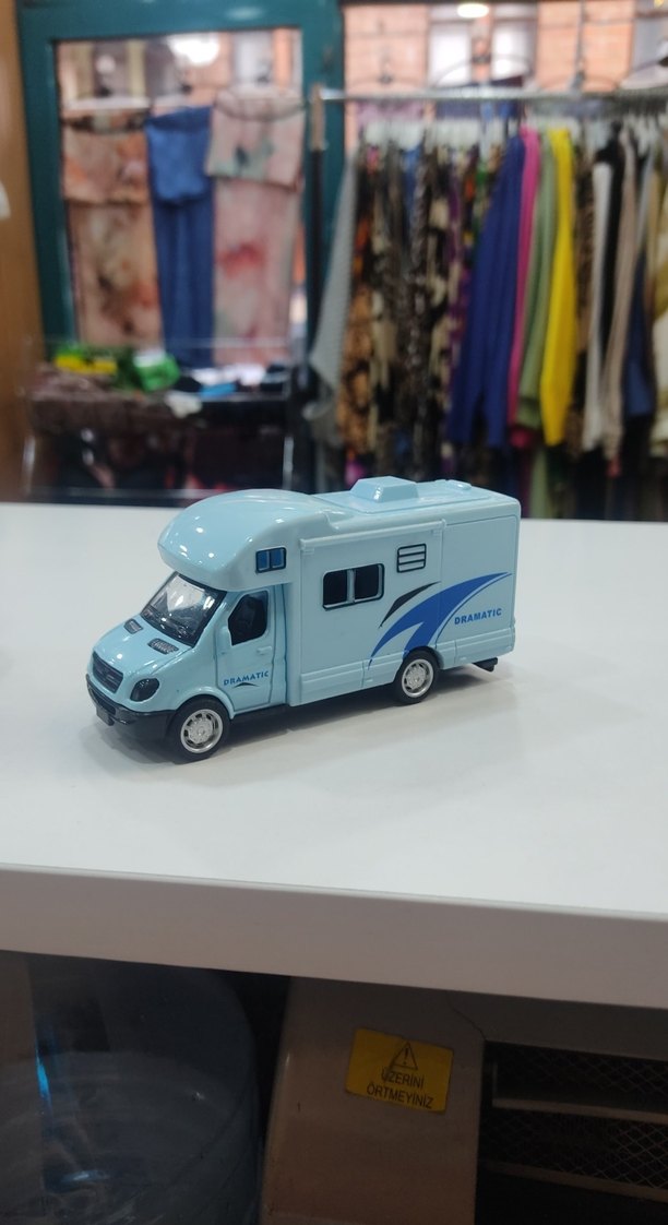 Mavi Oyuncak Karavan Araba - Görsel 3