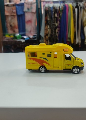 Sarı Renkli Oyuncak Karavan Araba - Görsel 2