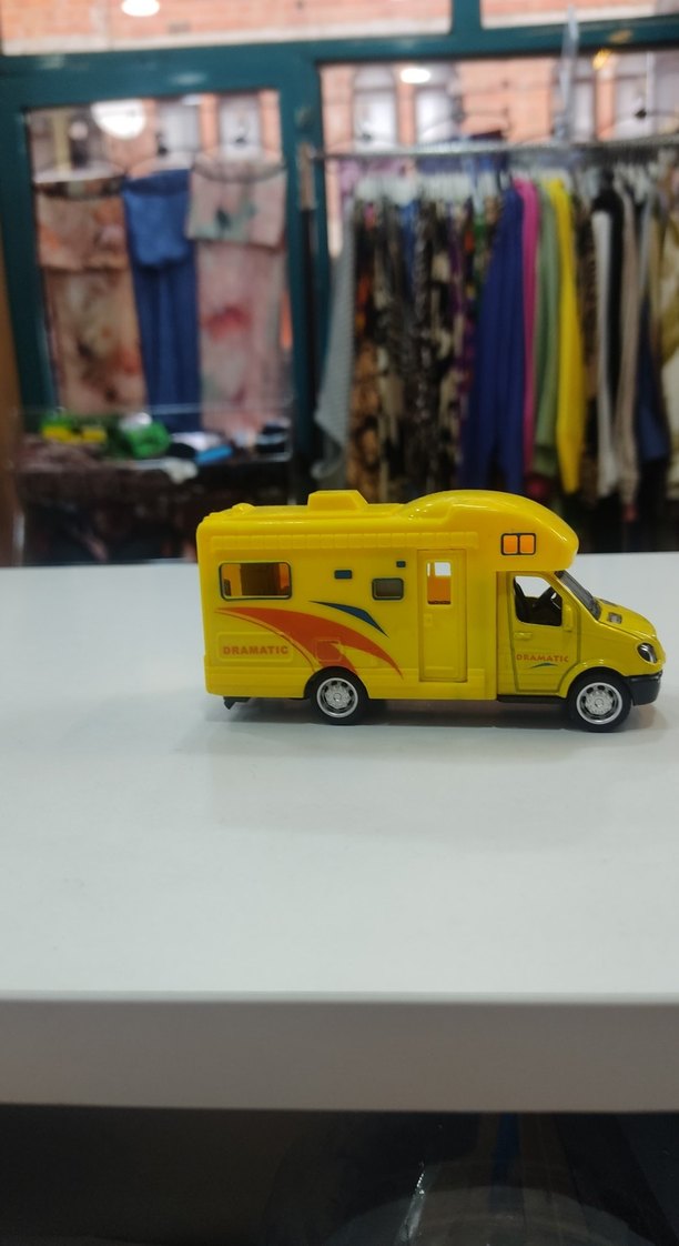 Sarı Renkli Oyuncak Karavan Araba - Görsel 2