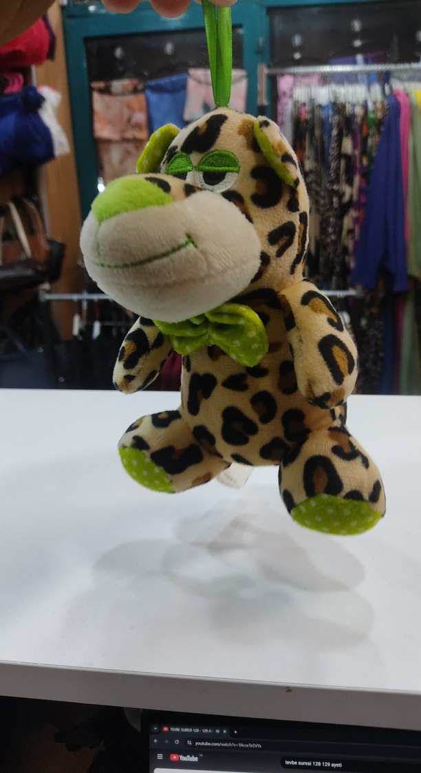 Renkli Leopar Desenli Peluş Oyuncak - Görsel 2