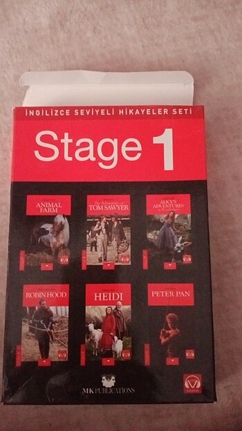 İngilizce A1/2 seviyesi ingilizce hikaye kitaplari