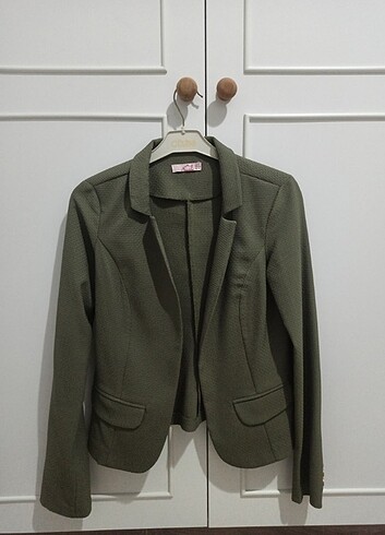 Yeşil blazer ceket
