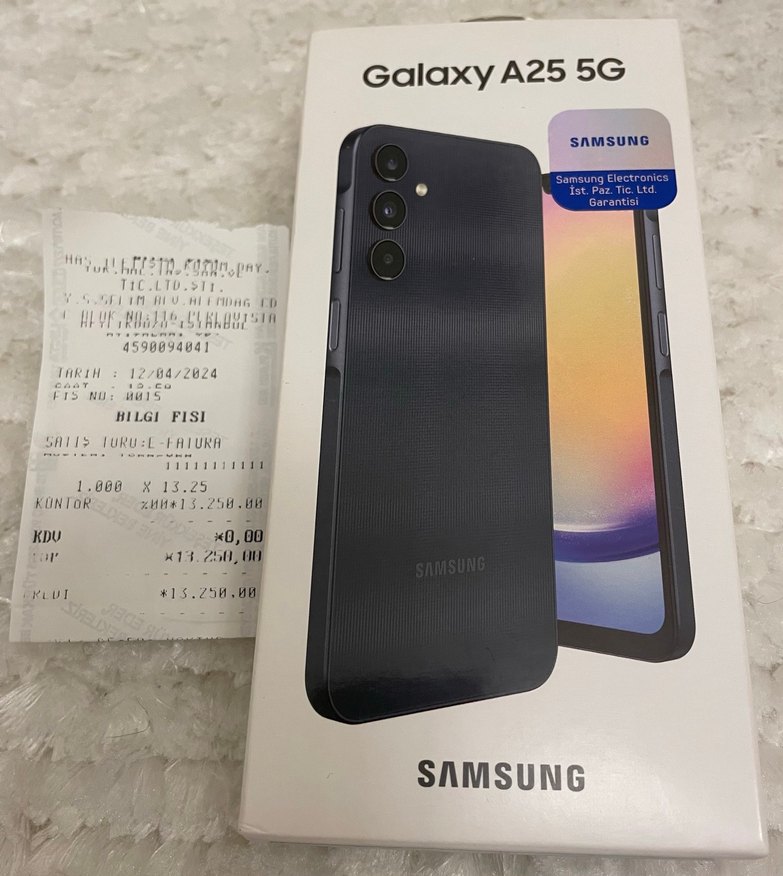 Samsung Siyah Android Telefon - Görsel 2