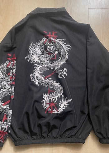 Siyah renk Yüksek Yakalı Kadın Fermuarlı Yağmurluk - Görsel 7