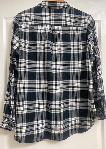 H&M Kareli Uzun Kollu Gömlek - Görsel 4