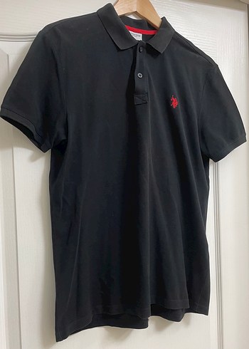 Siyah Düğmeli Erkek Polo Tişört - Görsel 2