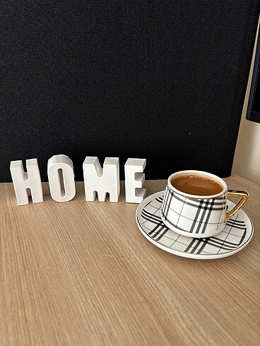  Beden Home yazısı dekoratif obje