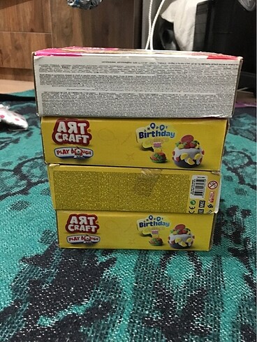 Oyun hamuru doğumgünü seti
