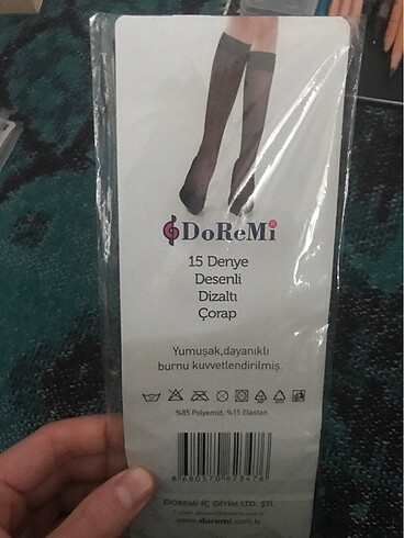Doremi Doremi diz altı çorap