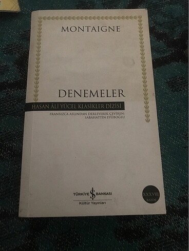 Montaigne denemeler