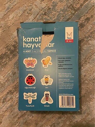 Mikado Kanatlı hayvanlar yapbozu