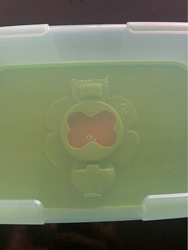  Beden yeşil Renk Tupperware Islak Mendil Kutusu Büyük Boy