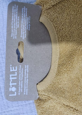 Kahverengi Baskılı Bebek Önlüğü - Görsel 5