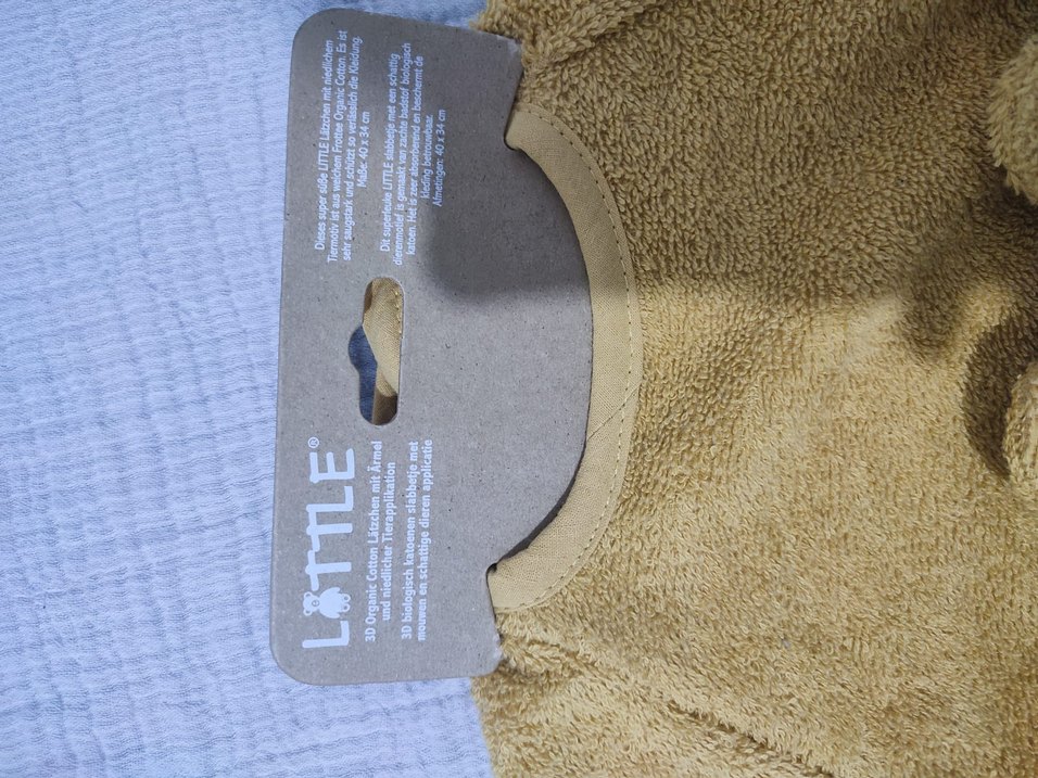 Kahverengi Baskılı Bebek Önlüğü - Görsel 5