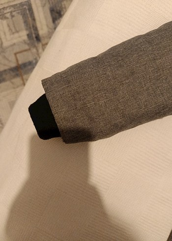 Gri Erkek Çocuk Fermuarlı Kapüşonlu Ceket - Görsel 2