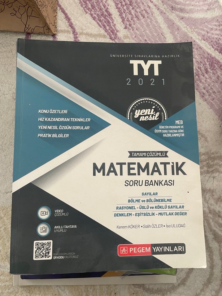 AYT TYT MATEMATİK SORU BANKASI - Görsel 2